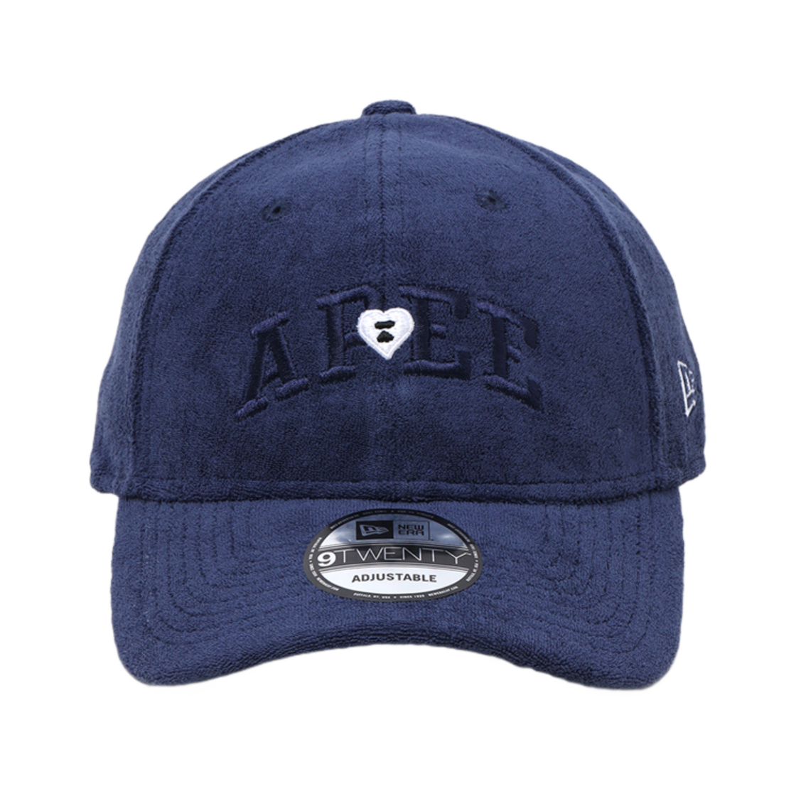 (W) 베이프 x 뉴에라 9트웬티 로고 캡 블루((W) BAPE X New Era 9Twenty Logo Cap Blue) - 2