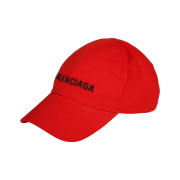 Balenciaga Logo Cap Red