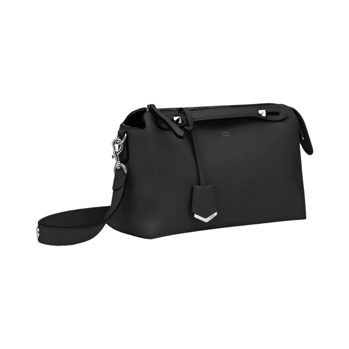 펜디 바이 더 웨이 레더 미디움 보스턴백 블랙(Fendi By The Way Leather Medium Boston Bag Black) - 2