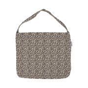 Emis Leopard Corduroy Eco Bag Cream