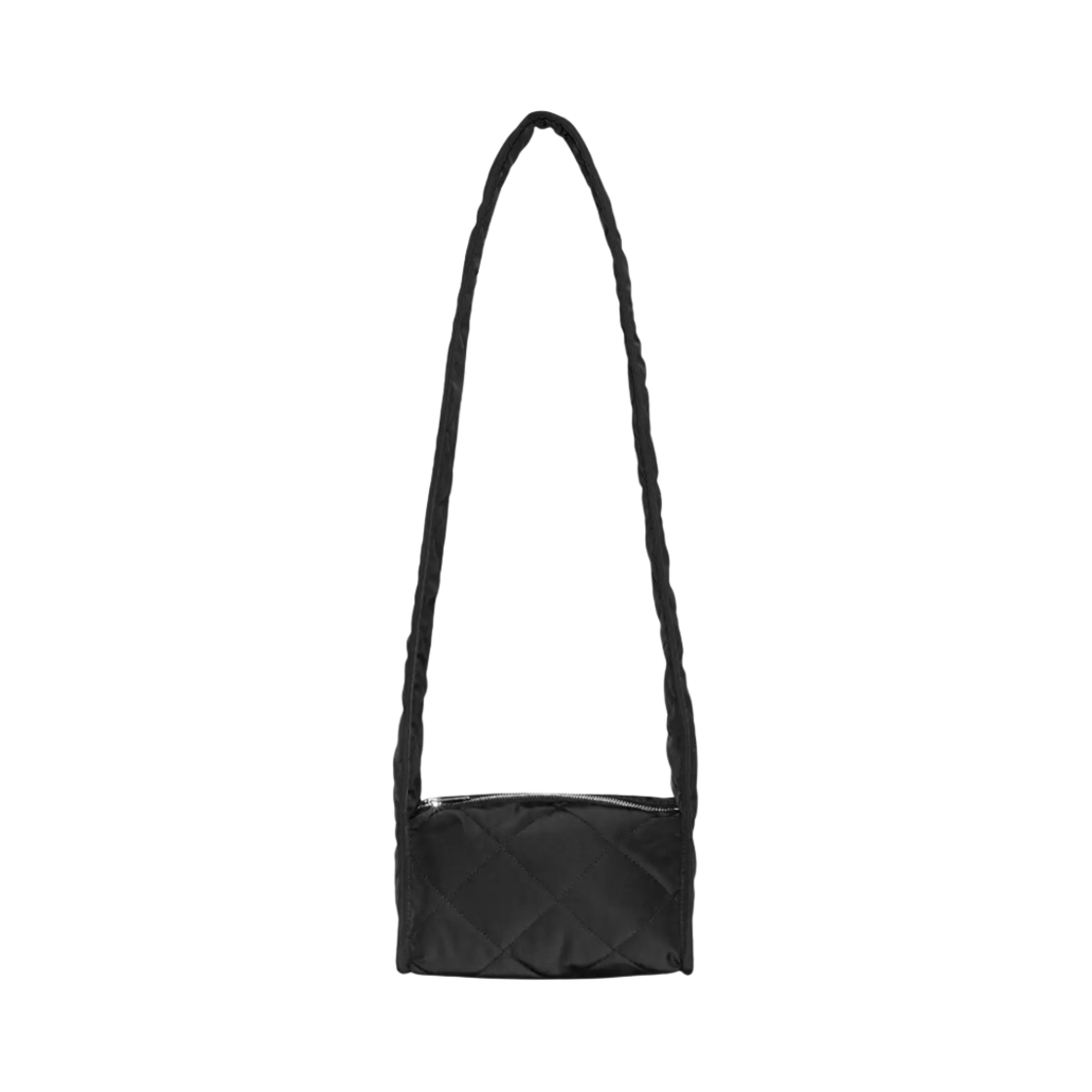 코스 다이아몬드 퀼티드 미니 크로스바디백 블랙(COS Diamond Quilted Mini Crossbody Bag Black)