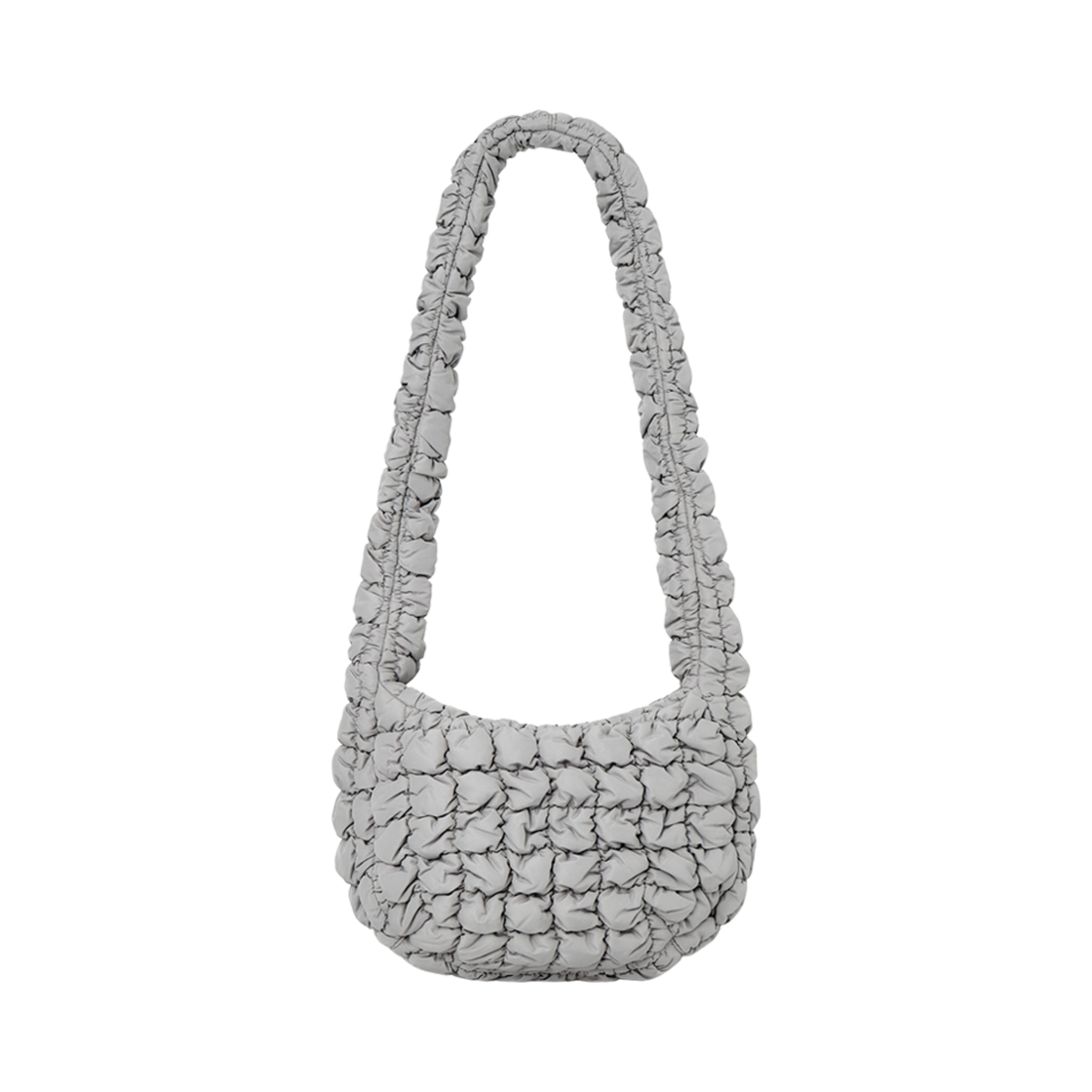 코스 퀄티드 메신저백 그레이(Cos Quilted Messenger Bag Grey)