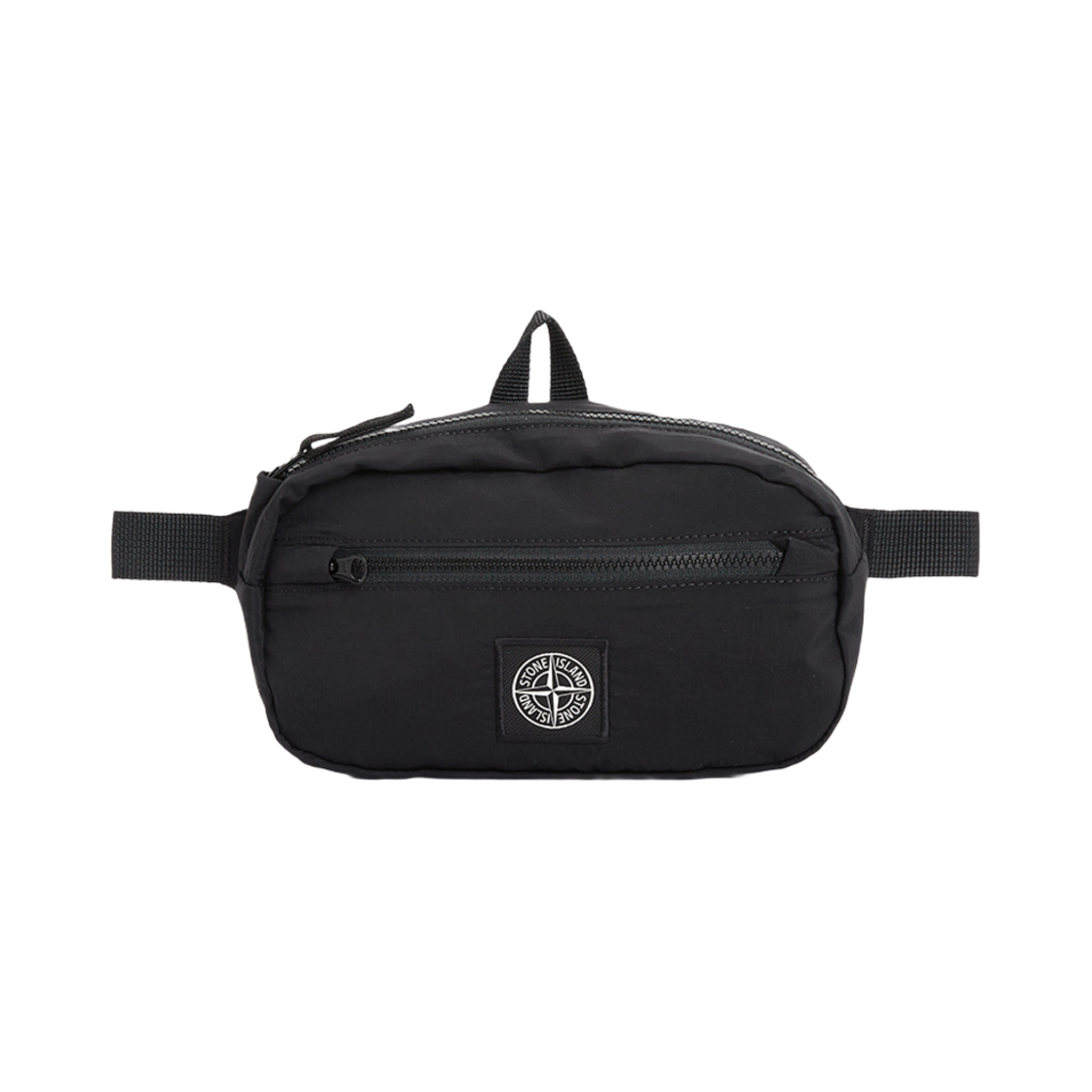 (키즈) 스톤 아일랜드 웨이스트 백 블랙 - 25SS((Kids) Stone Island Waist Bag Black - 25SS)