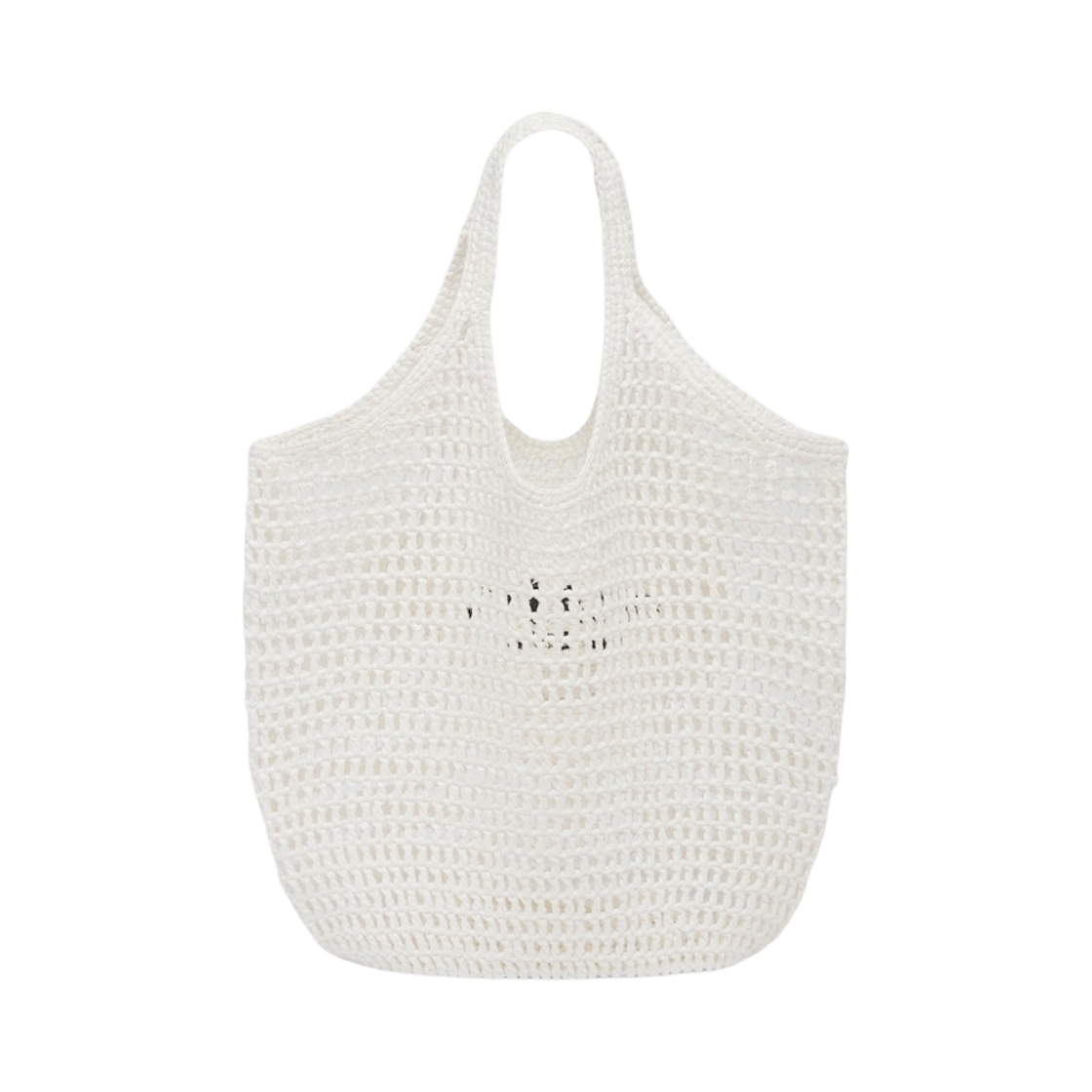 프라다 크로쉐 토트백 화이트(Prada Crochet Tote Bag White) - 2