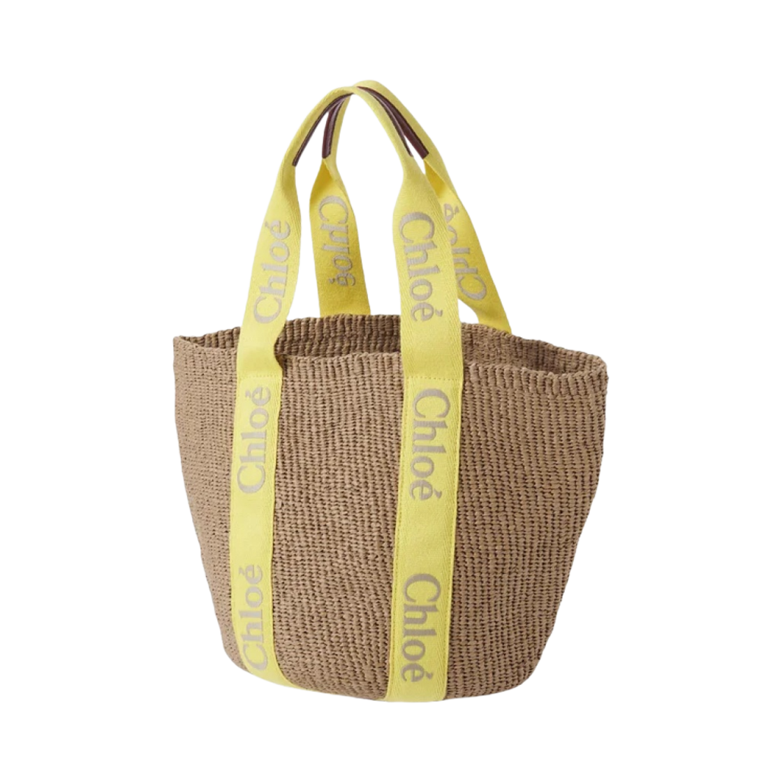 끌로에 라지 우디 베스킷 옐로우 베이지(Chloe Large Woody Basket Yellow Beige) - 2