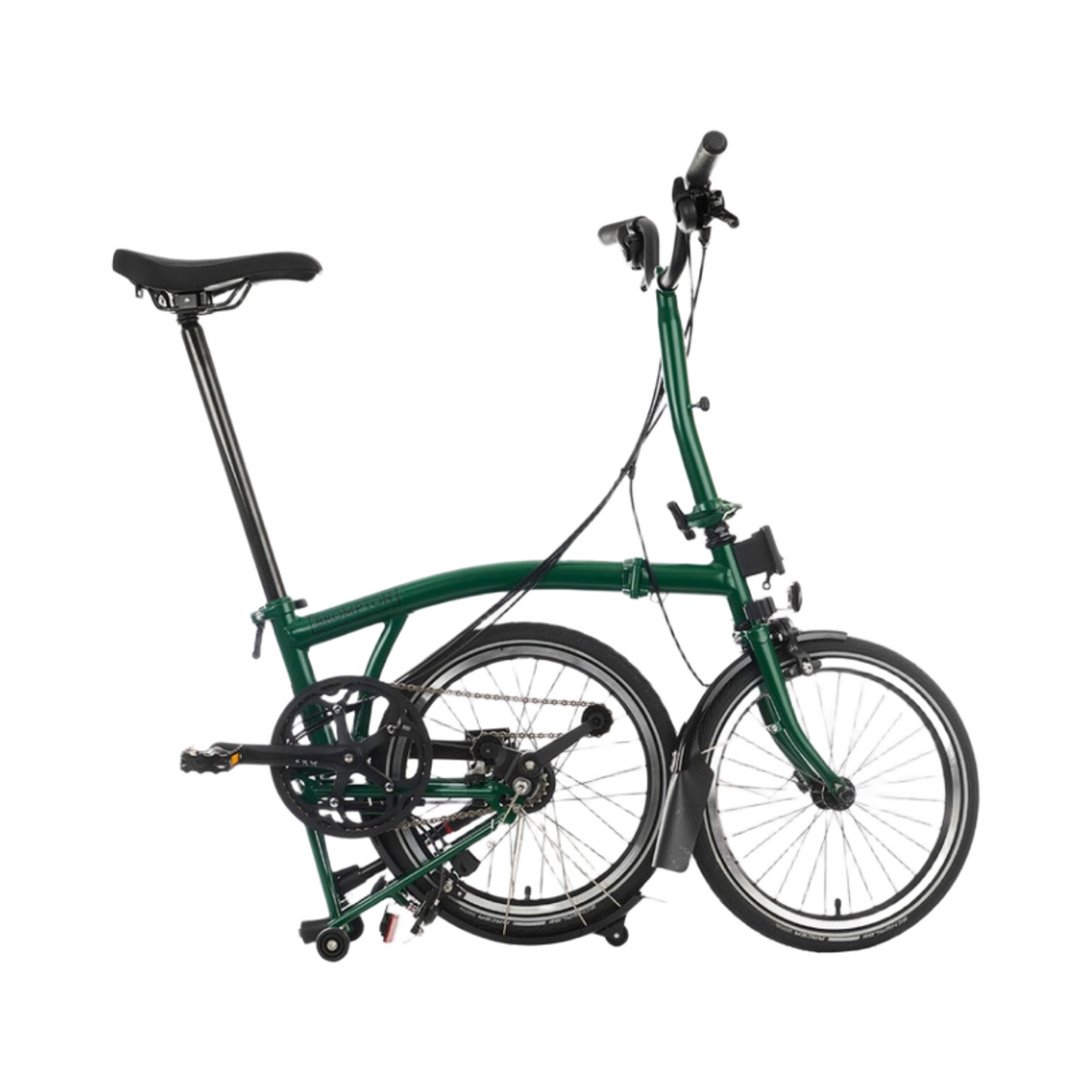 브롬톤 C 라인 익스플로어 6 스피드 랙 레이싱 그린(Brompton C Line Explore 6 Speed with Rack Racing Green) - 2