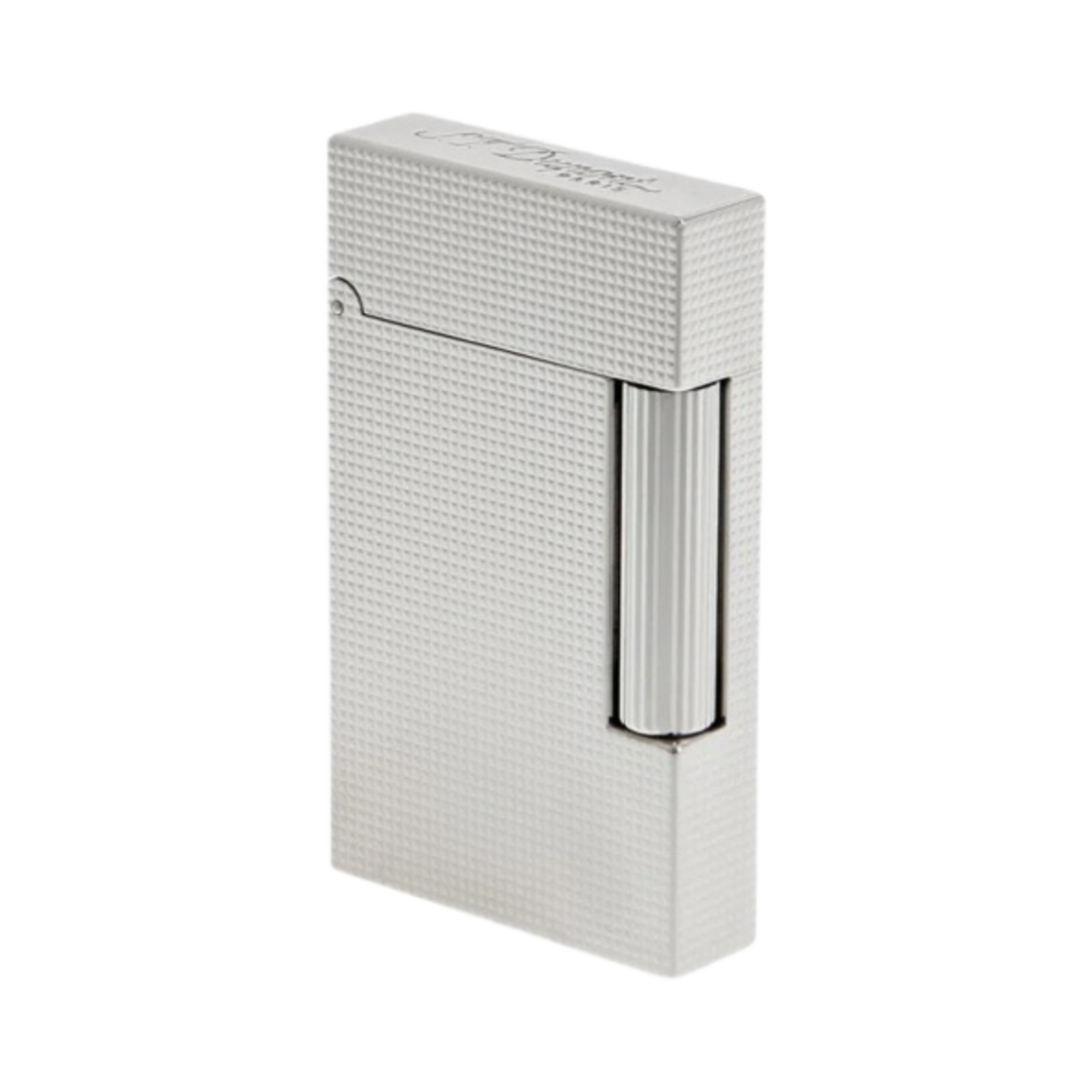 C16455 S.T. Dupont Line 2 Micro Diamond Head Palladium Lighter Silver