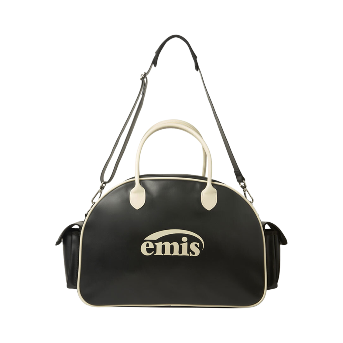 이미스 뉴 로고 보스턴 백 블랙(Emis New Logo Boston Bag Black) - 3