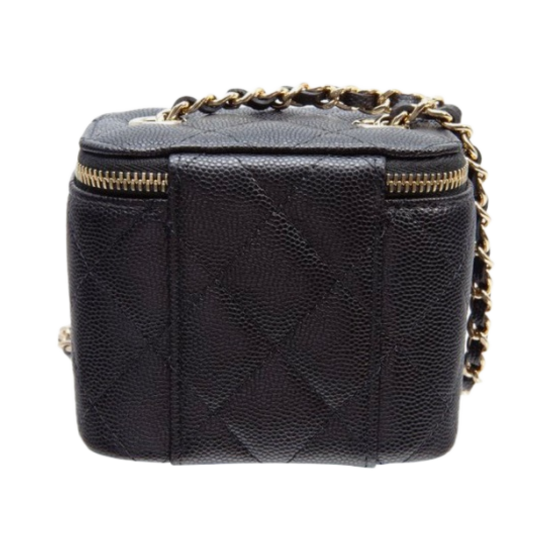 AP1340-Y33352-C3906/AP1340-B10583-C3906 Chanel Small Classic Vanity with Chain Grained Calfskin & Gold Black - #2