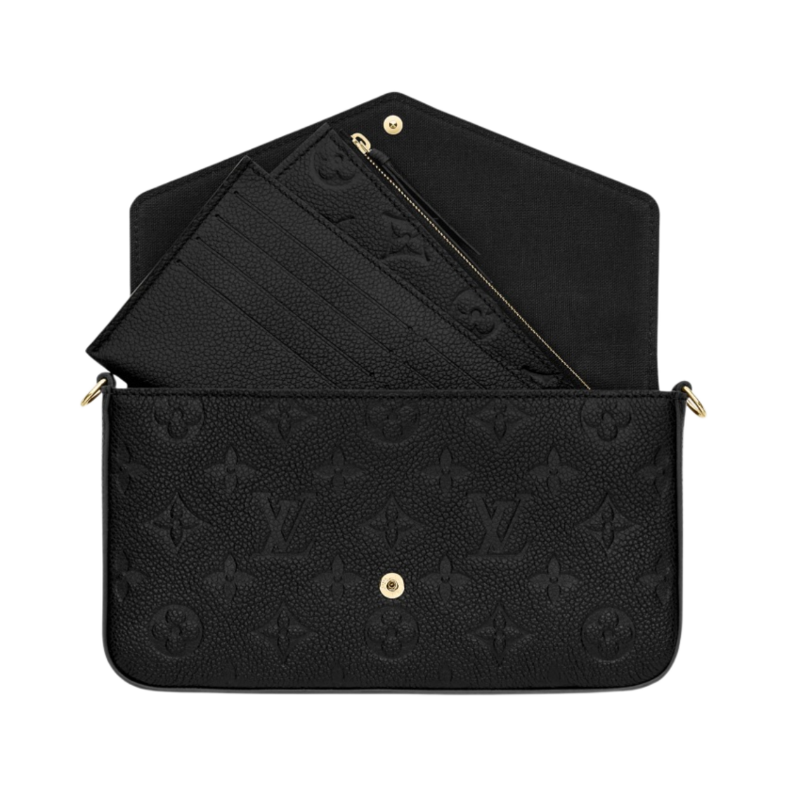 루이비통 펠리시 포쉐트 모노그램 앙프렝뜨 블랙(Louis Vuitton Felicie Pochette Monogram Empreinte Black) - 4