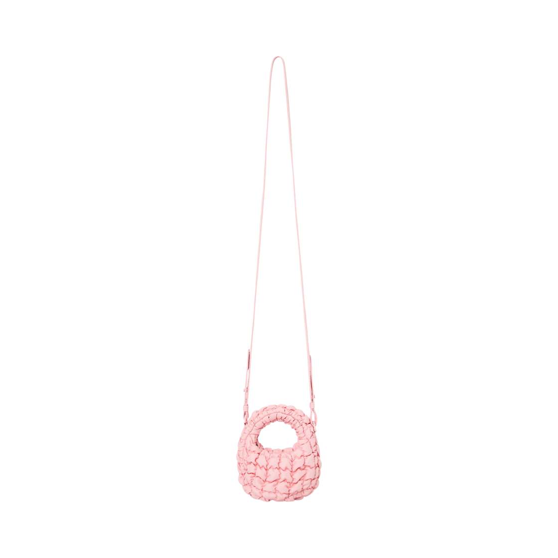 코스 퀼티드 나노 크로스바디백 핑크(COS Quilted Nano Crossbody Bag Pink)