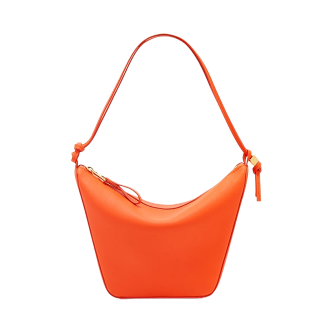로에베 미니 해먹 호보 백 인 클래식 카프스킨 비비드 오렌지(Loewe Mini Hammock Hobo Bag In Classic Calfskin Vivid Orange) - 1