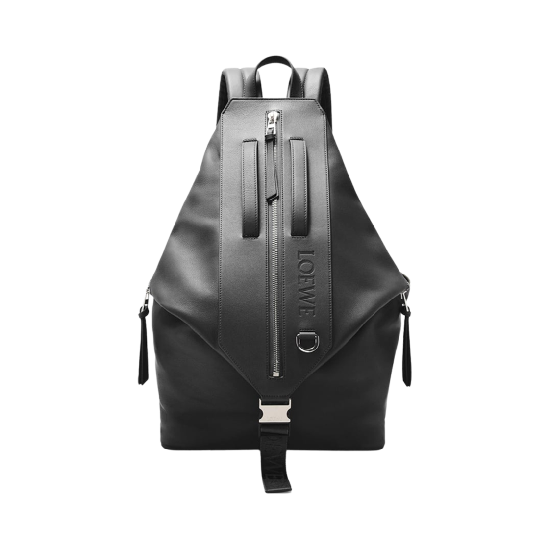 로에베 클래식 카프스킨 컨버터블 백팩 블랙(Loewe Convertible Backpack in Classic Calfskin Black) - 1