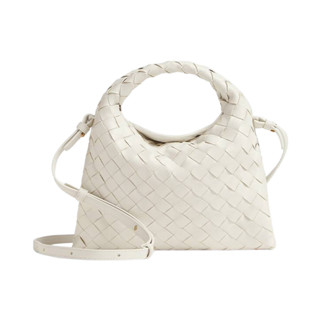 보테가 베네타 미니 홉 화이트(Bottega Veneta Mini Hop White) - 1