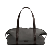 Bottega Veneta Large Crossroad Travel Bag Light Graphite