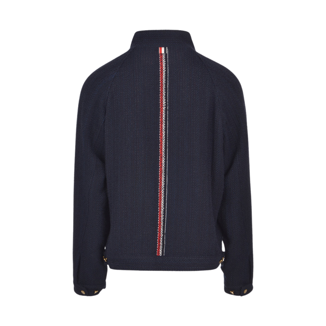 톰브라운 트위드 래글런 칼라 자켓 네이비(Thom Browne Tweed Raglan Collar Jacket Navy) - 2