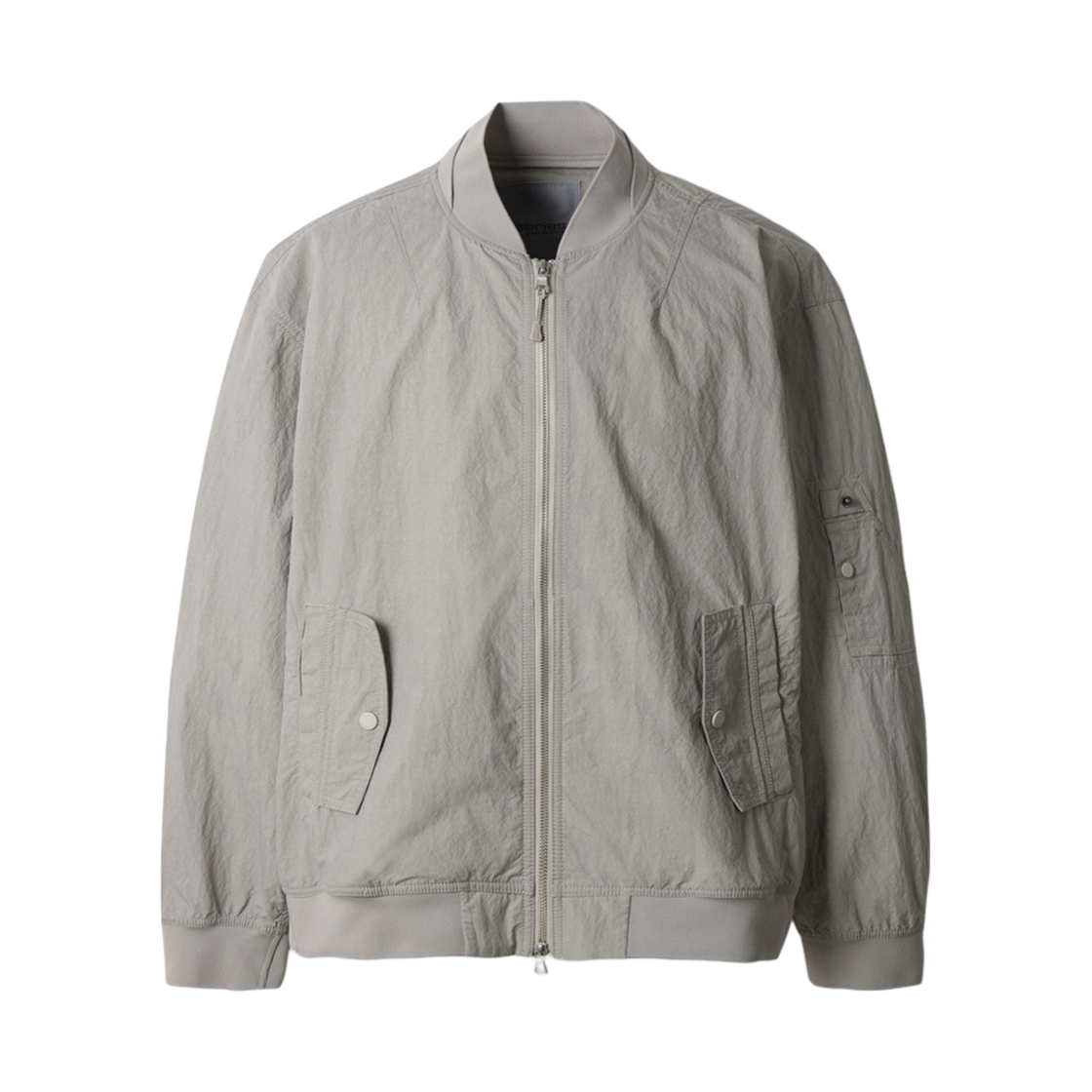 시리즈 여름 워싱 MA-1 점퍼 라이트 그레이(Series Summer Washing Ma 1 Jumper Light Gray)