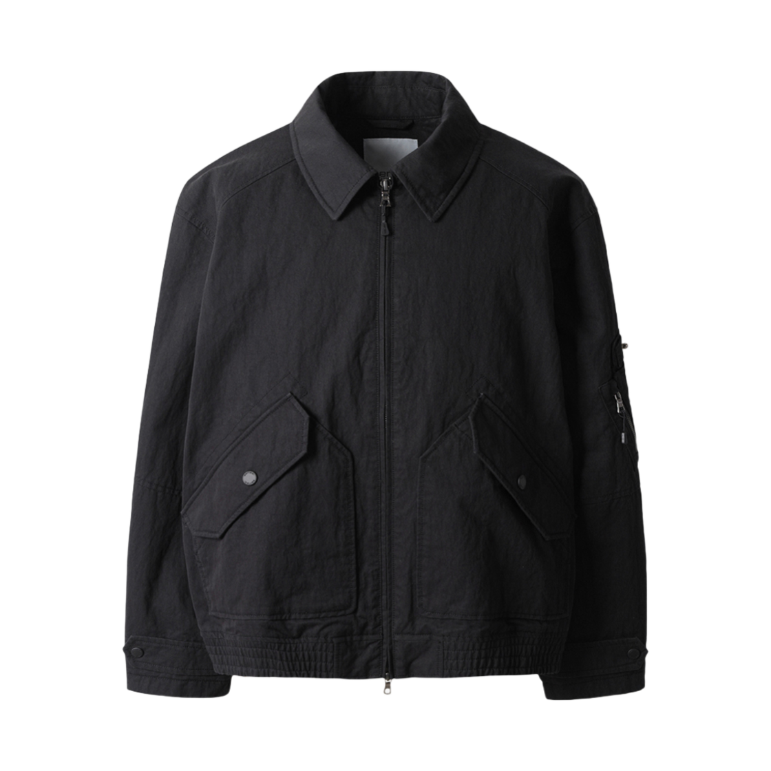 시리즈 워싱 빈티지 블루종 점퍼 블랙(Series Washing Vintage Blouson Jumper Black)