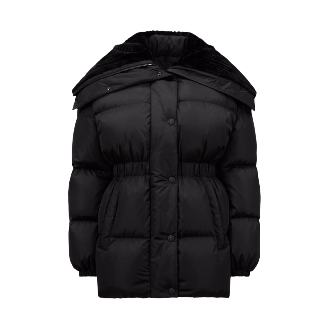 (W) 몽클레르 브라쎄우르 쇼트 다운 자켓 블랙 - 24FW((W) Moncler Brasseurs Short Down Jacket Black - 24FW) - 1