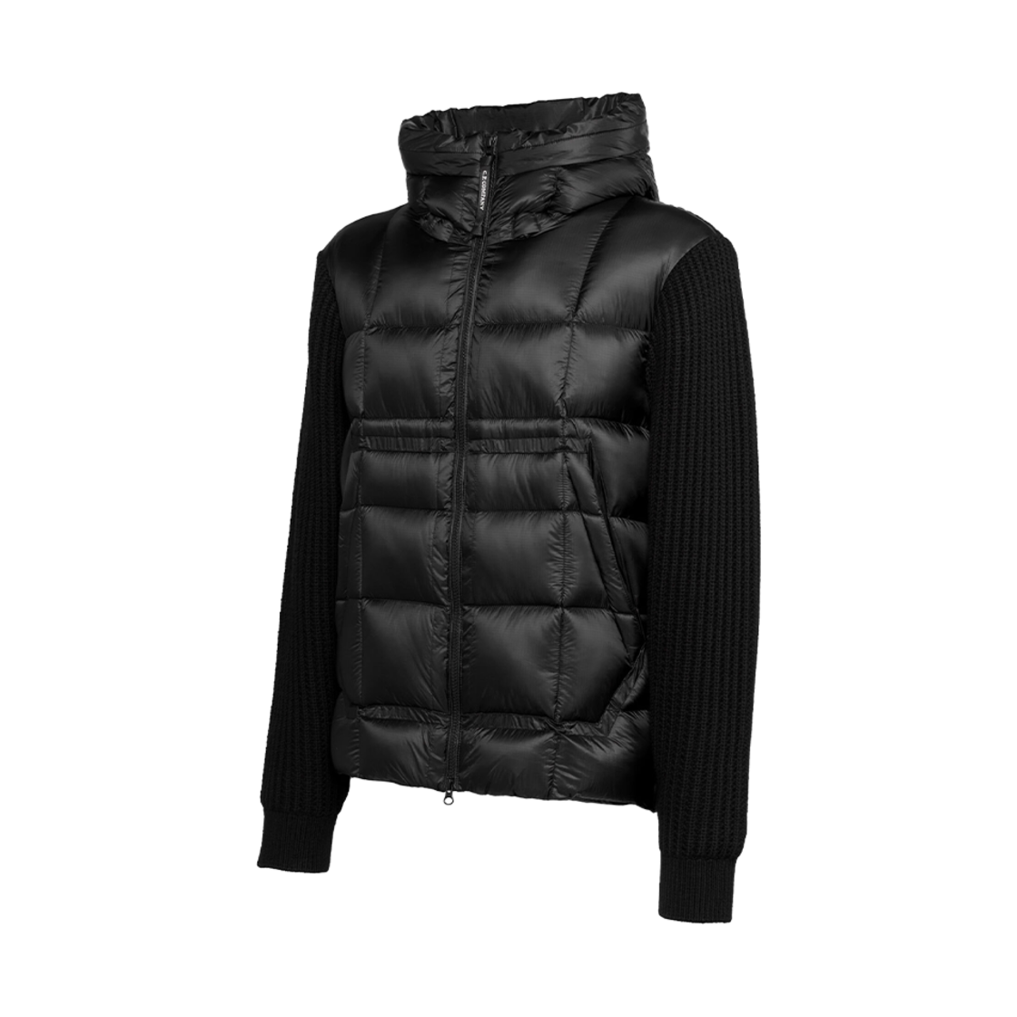 C.P. 컴퍼니 메리노 나일론 믹스드 고글 니트 블랙 - 23FW(C.P. Company Merino Nylon Mixed Goggle Knit Black - 23FW) - 2