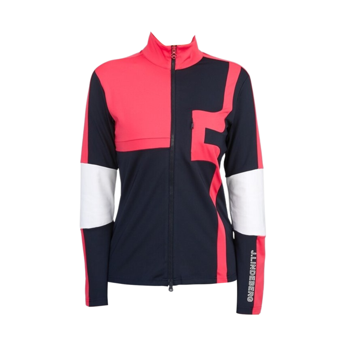 (W) 제이린드버그 카린 골프 미드 레이어 네이비((W) J.Lindeberg Karin Golf Mid Layer Navy)