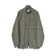 Polyteru x Nomanual Field Parka Khaki