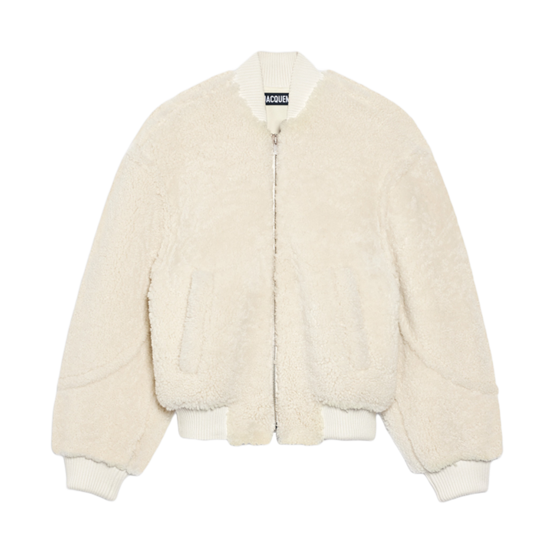 자크뮈스 르 블루종 필루 셔링 봄버 오프 화이트(Jacquemus Le Blouson Pilou Shearling Bomber Off White)