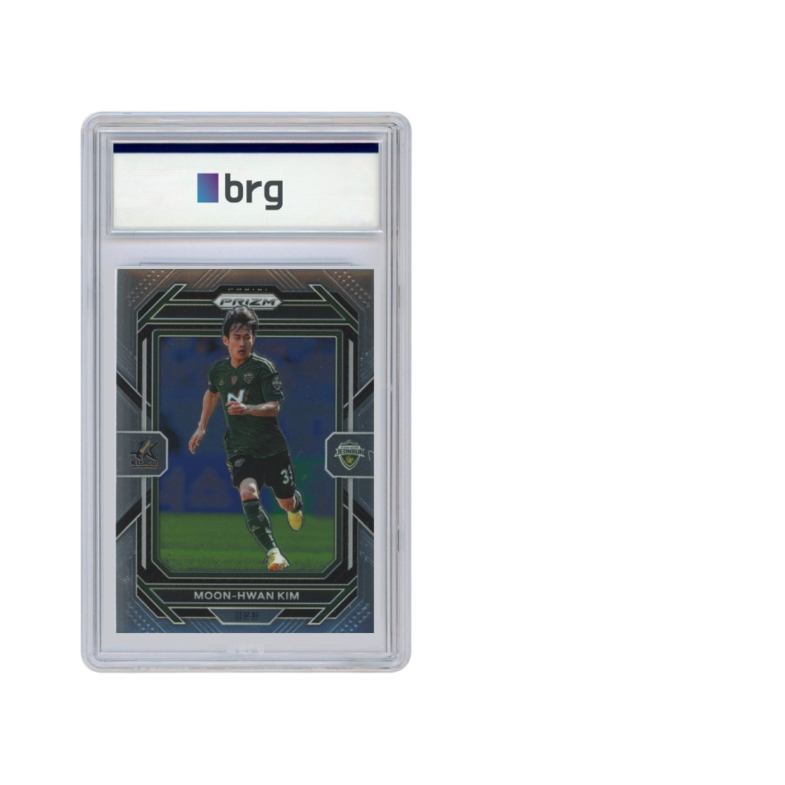 파니니 프리즘 K 리그 K 리그 1 #105 전북 현대 모터스 김문환 베이스 축구 카드 2023(Panini Prizm K League K League 1 #105 Jeonbuk Hyundai Motors Kim Moon Hwan Base Soccer Card 2023) - 1