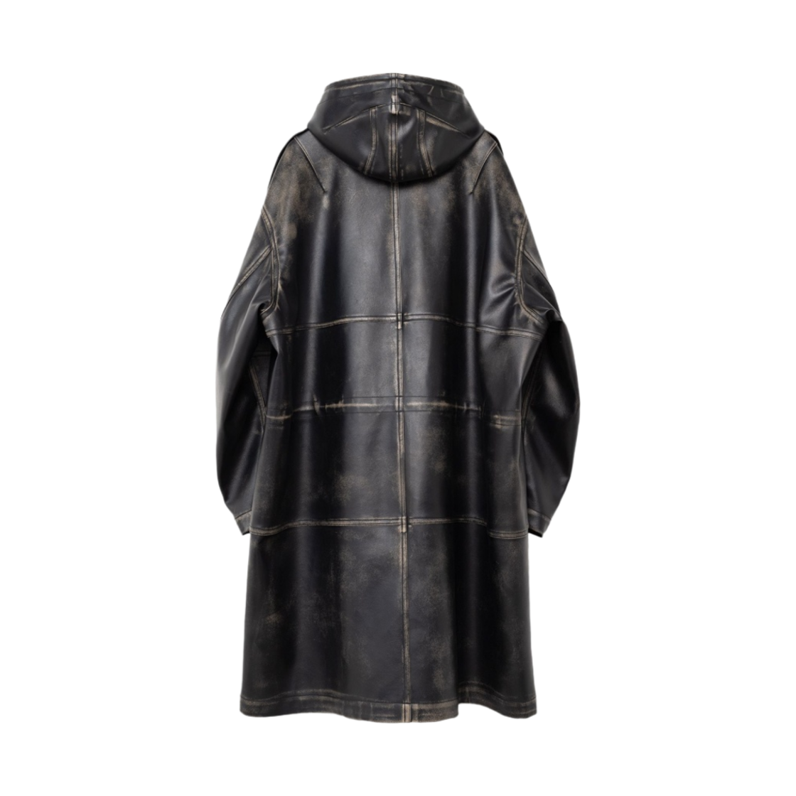 메종 미하라 야스히로 신세틱 레더 코트 블랙(Maison Mihara Yasuhiro Synthetic Leather Coat Black) - 2