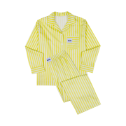 Foli Unisex Long PJ Set Lemon Champagne