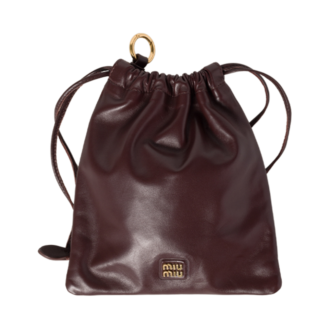 미우 미우 나파 레더 파우치 브라이어우드(Miu Miu Nappa Leather Pouch Briarwood)