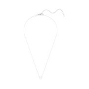 (W) Swarovski Stilla Pendant Square Cut White Rhodium Plated