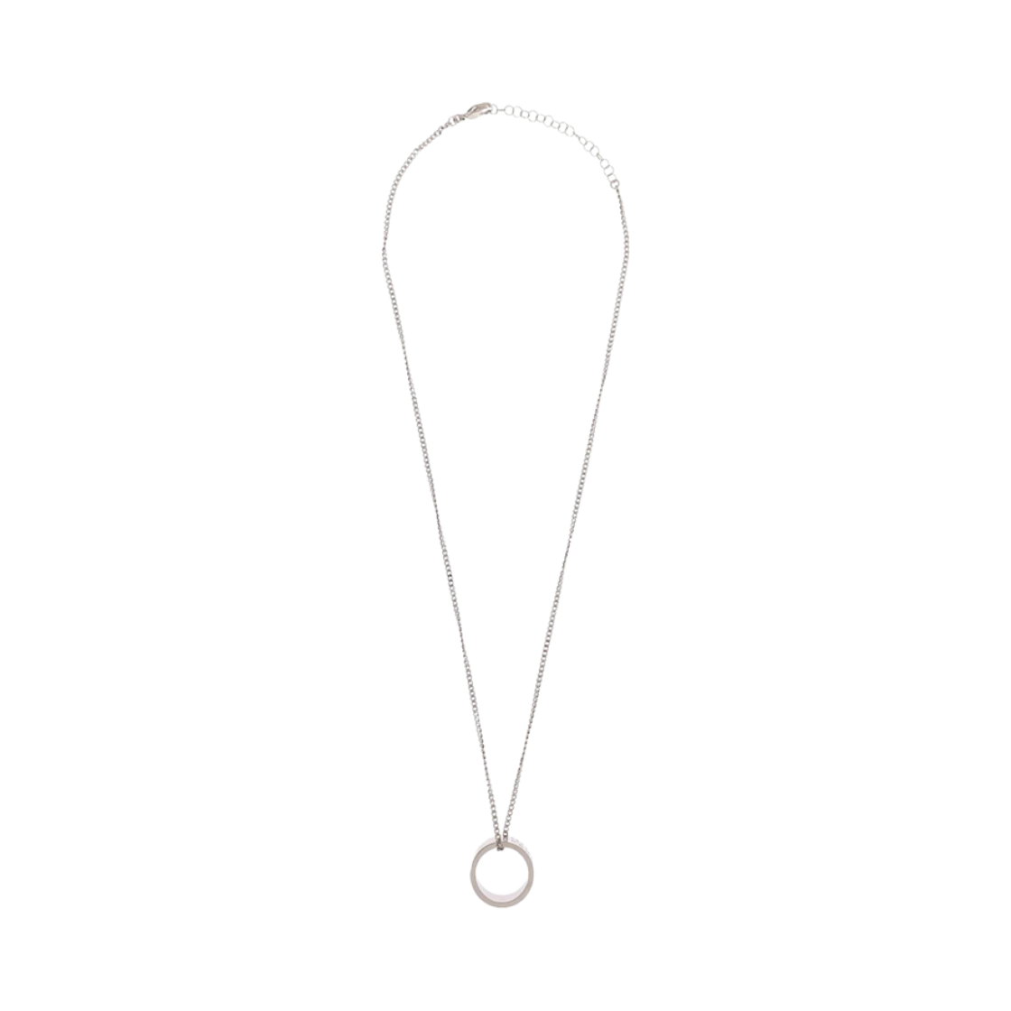 SM6UU0048P6469951 MM6 Maison Margiela Numeric Minimal Signature Pendant Ring Necklace Silver (2025 ver.)
