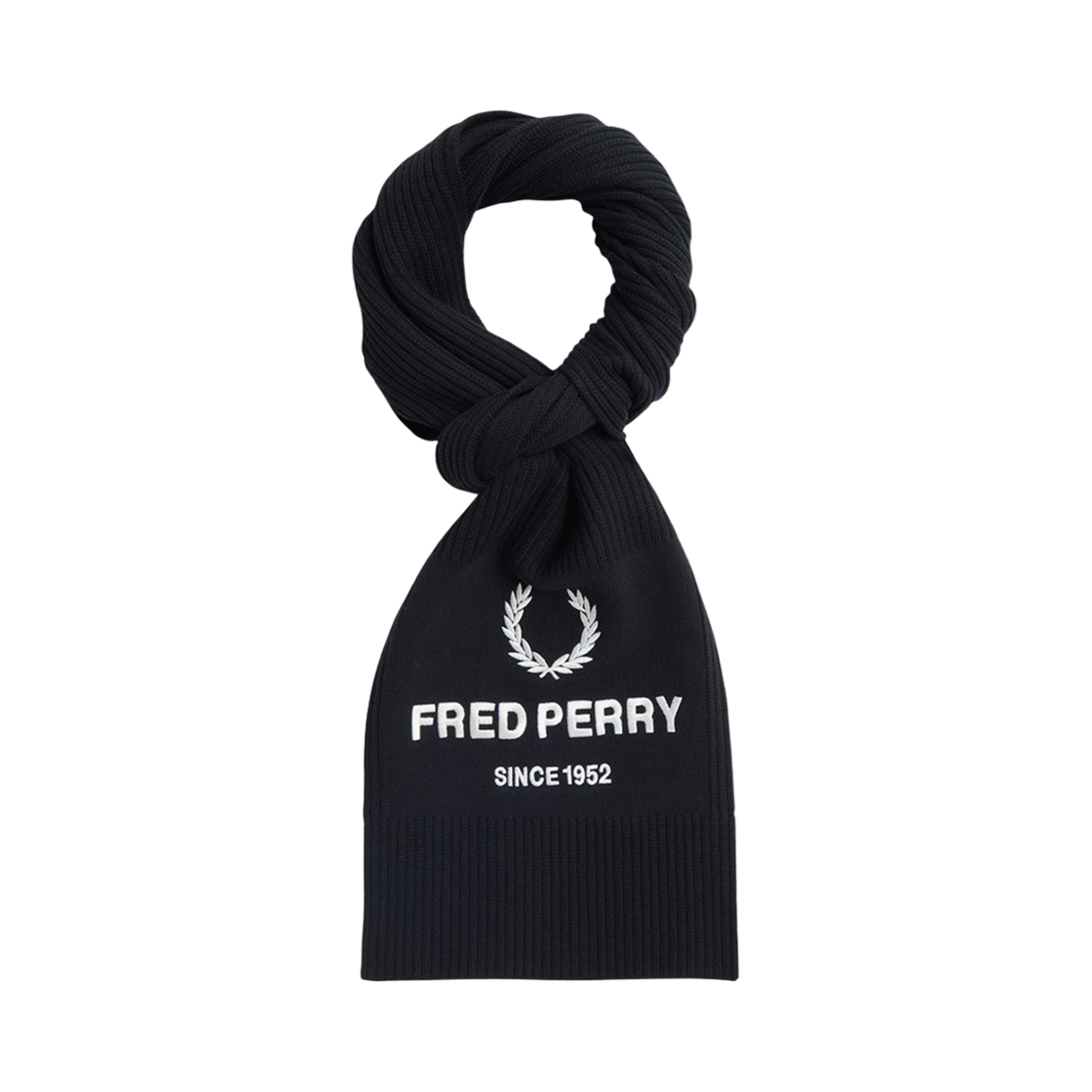 CFPU2438139-102 Fred Perry Flp Poly Scarf Black