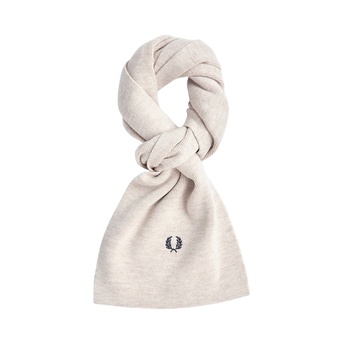CFPU2438140-X23 Fred Perry Classic Merino Wool Scarf Porridge