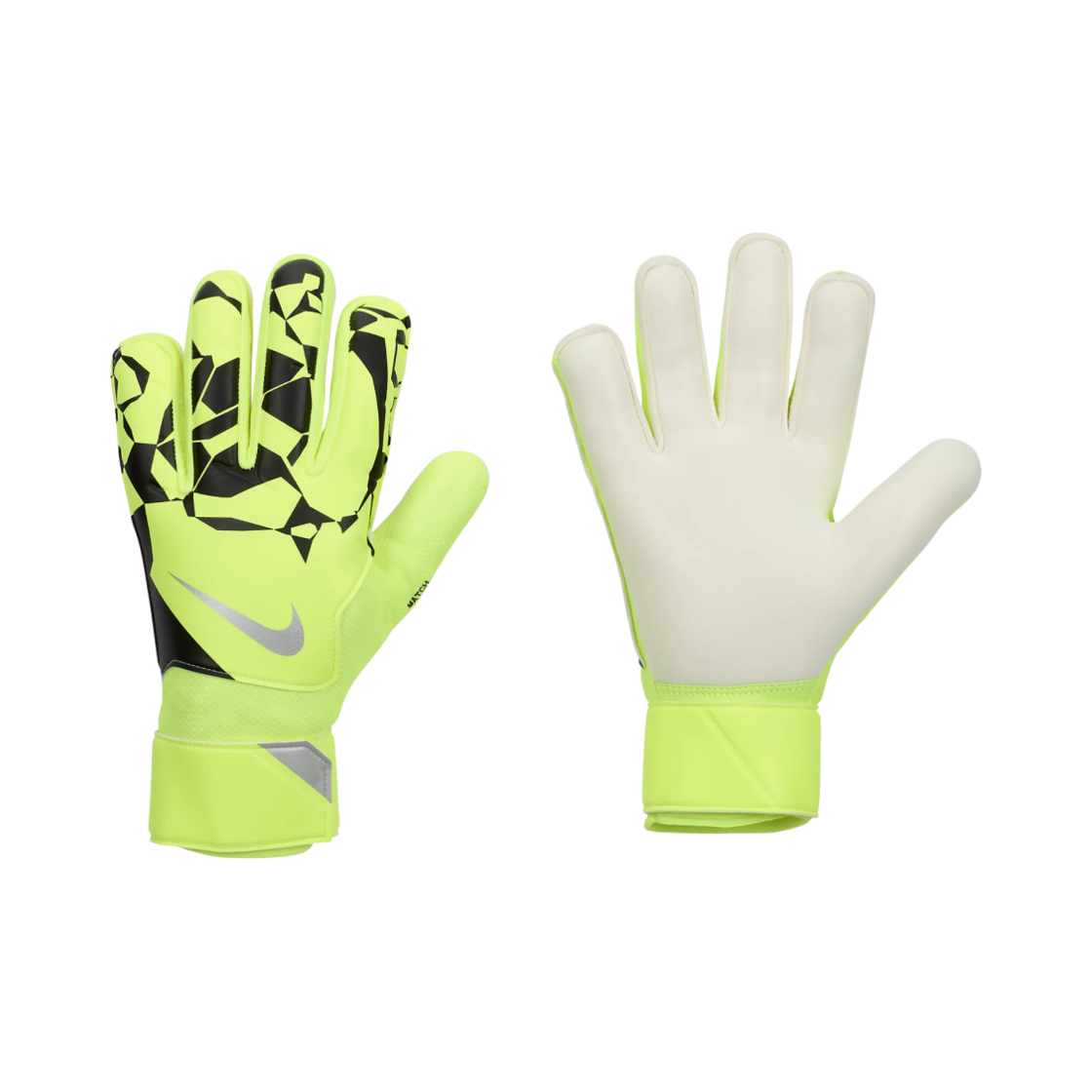 나이키 매치 사커 골키퍼 글러브 볼트 블랙(Nike Match Soccer Goalkeeper Gloves Volt Black)