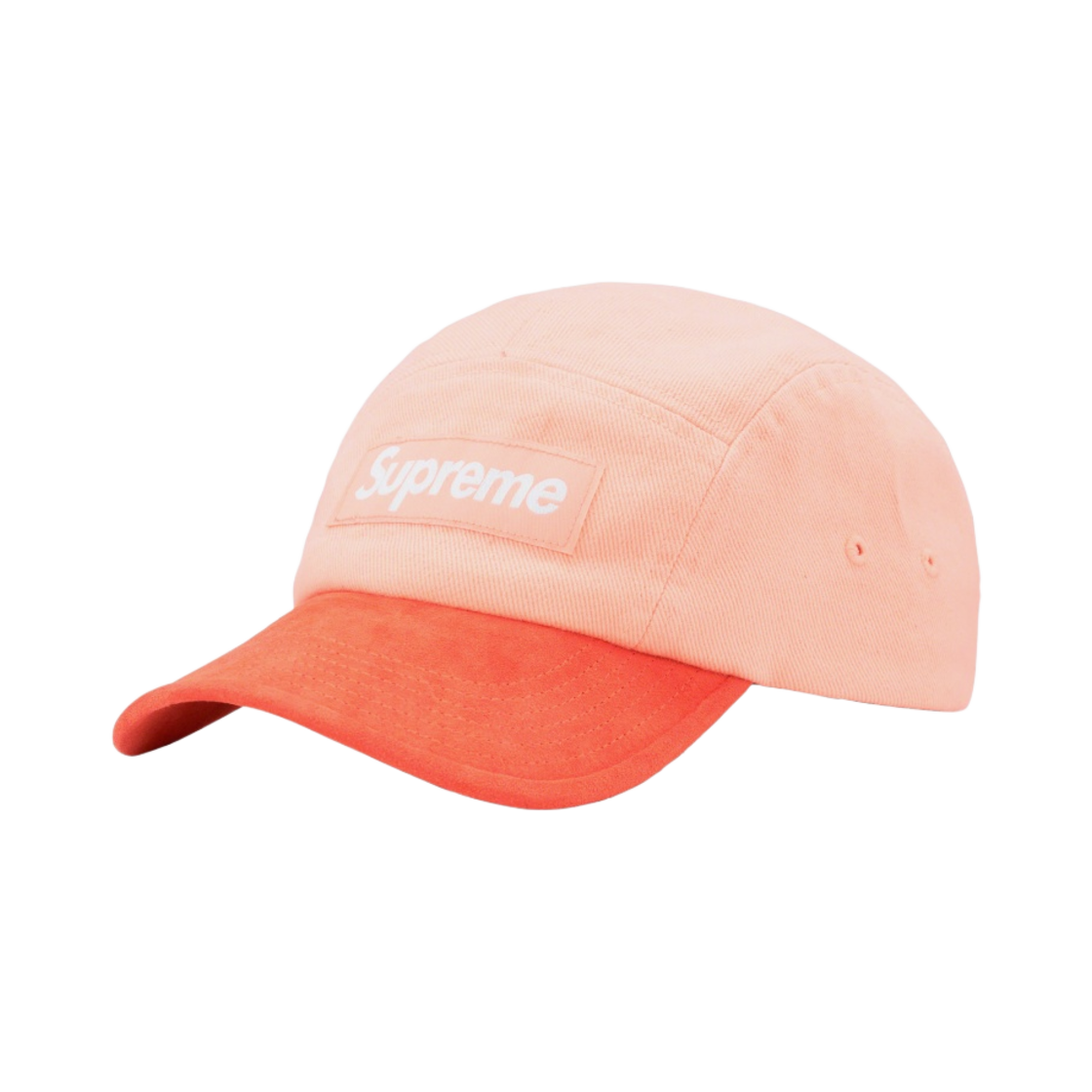 슈프림 스웨이드 바이저 캠프캡 피치 - 23SS(Supreme Suede Visor Camp Cap Peach - 23SS)