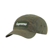 Supreme Overdyed Camo Nylon Camp Cap Green - 23SS