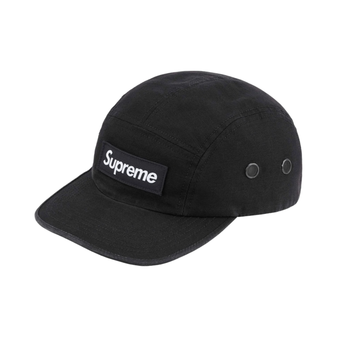 슈프림 밀리터리 캠프캡 블랙 - 24SS(Supreme Military Camp Cap Black - 24SS)