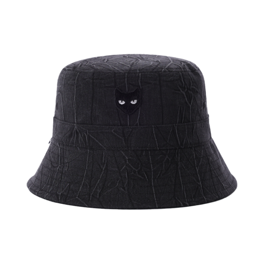 SH2CP822BK Songzio Zzero Panther Denim Bucket Hat Black