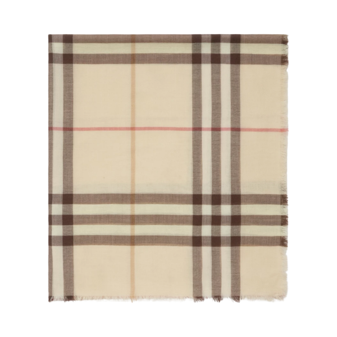 버버리 체크 울 머플러 앨러배스터 핑크(Burberry Check Wool Muffler Alabaster Pink) - 2