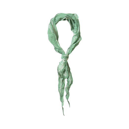 KAPITAL ワッシャーシルク ネッカチーフ（COOKIE） Kapital WASHER Silk Neckerchief (COOKIE) - Grey/Khaki