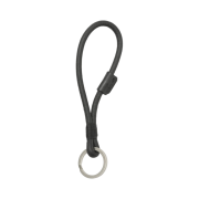 Our Legacy Knot Key Holder Black Leather