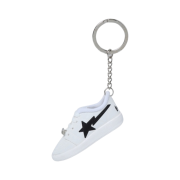 BAPE Star Keychain White