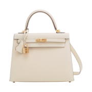 Hermes Kelly 25 Bag Sellier Epsom & Gold Nata