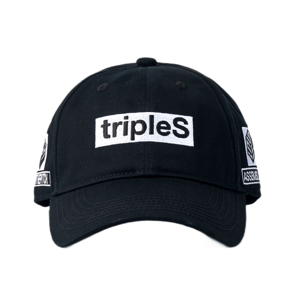 TSPCMD17 tripleS x Over The Pitch TEAM SSS ASSEMBLE 25 Ball Cap Black
