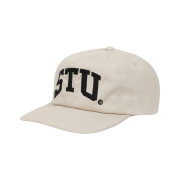 Stussy Stu Arch Strapback Cap Off white
