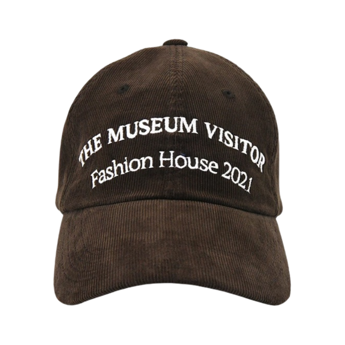 더뮤지엄비지터 코듀로이 볼캡 브라운(The Museum Visitor Corduroy Ball Cap Brown)