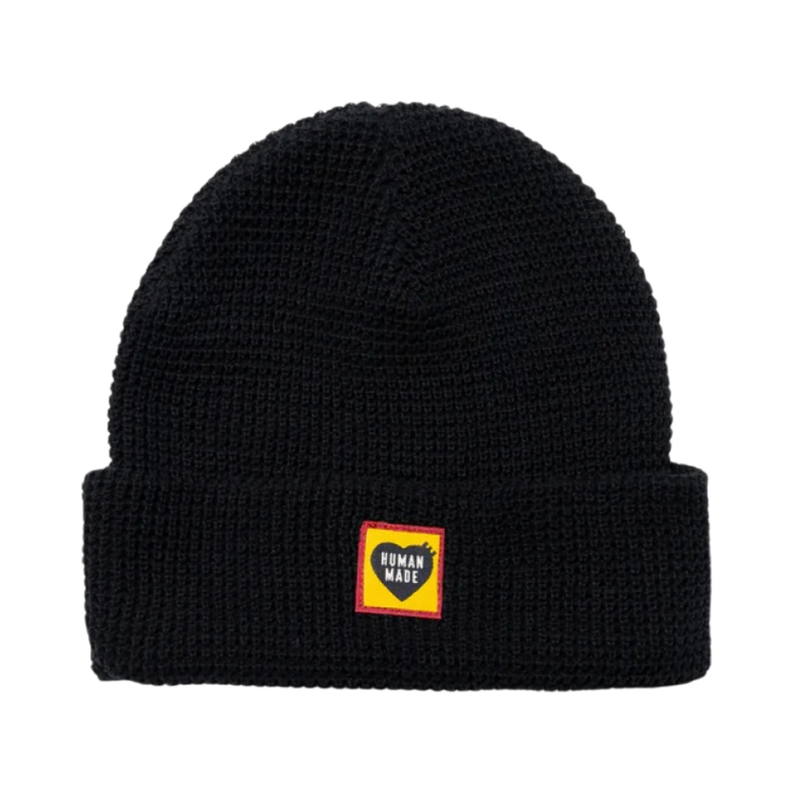 HM25GD008 Human Made Waffle Beanie Black - 대표 이미지 #1