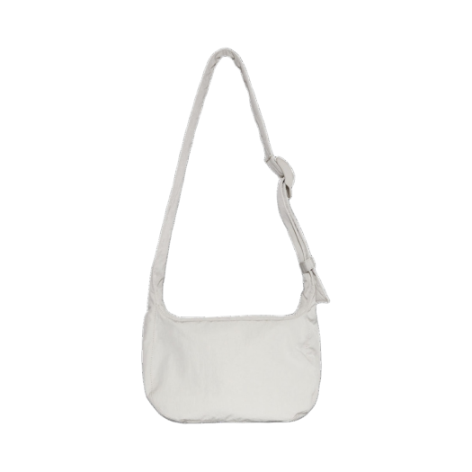 1153034003/1219190002 COS Nylon Crossbody Saddle Bag Light Grey Stone